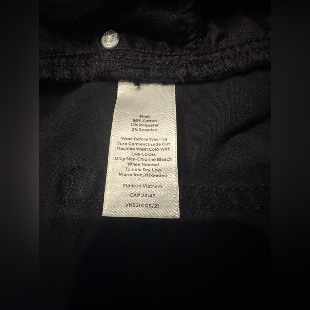 Talbots Women's Black Straight Leg Jeans Curvy Fit - Picture 6 of 9